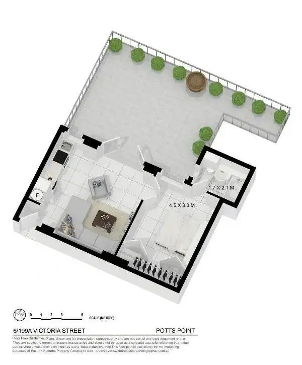 Floorplan of Homely apartment listing, 6/199a Victoria Street, Potts Point NSW 2011