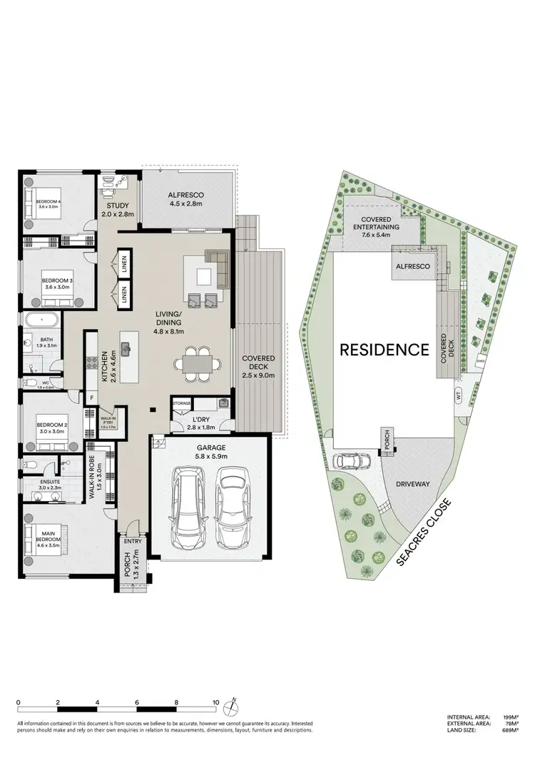 Floorplan of Homely house listing, 4 Seacres Close, Wadalba NSW 2259