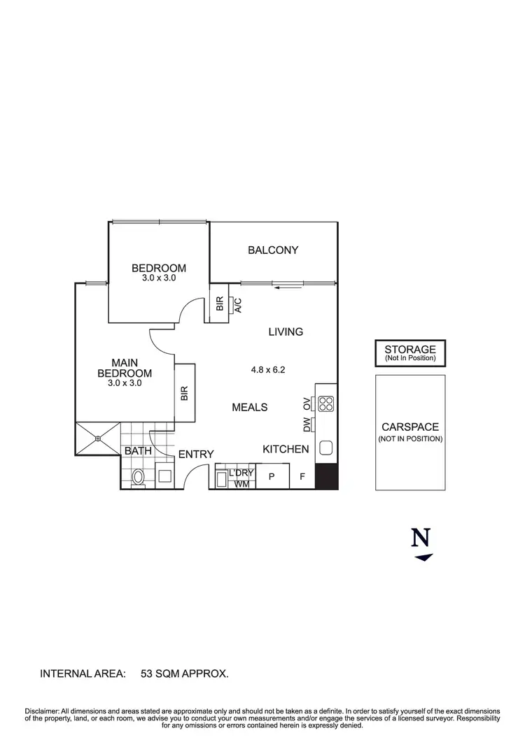 Floorplan of Homely apartment listing, 318/288 Albert Street, Brunswick VIC 3056