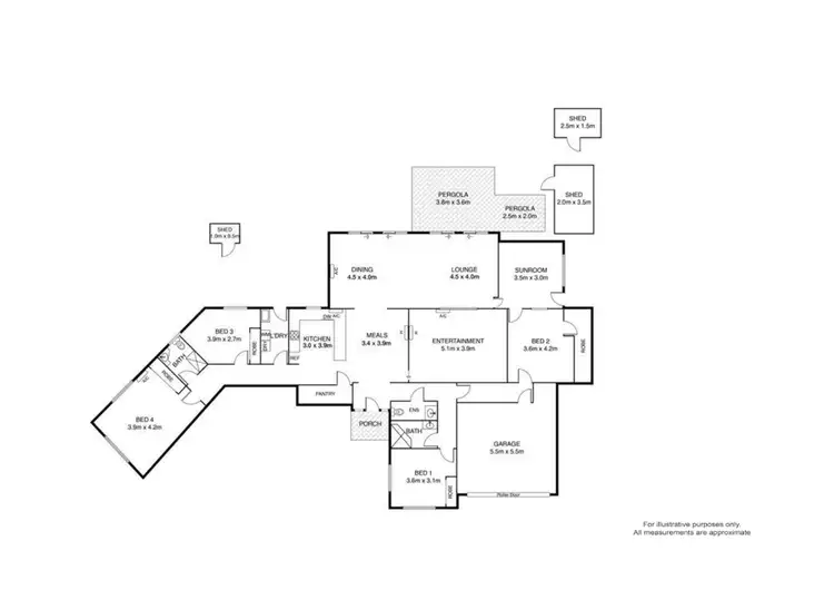 Floorplan of Homely house listing, 24 St Andrews Crescent, Novar Gardens SA 5040