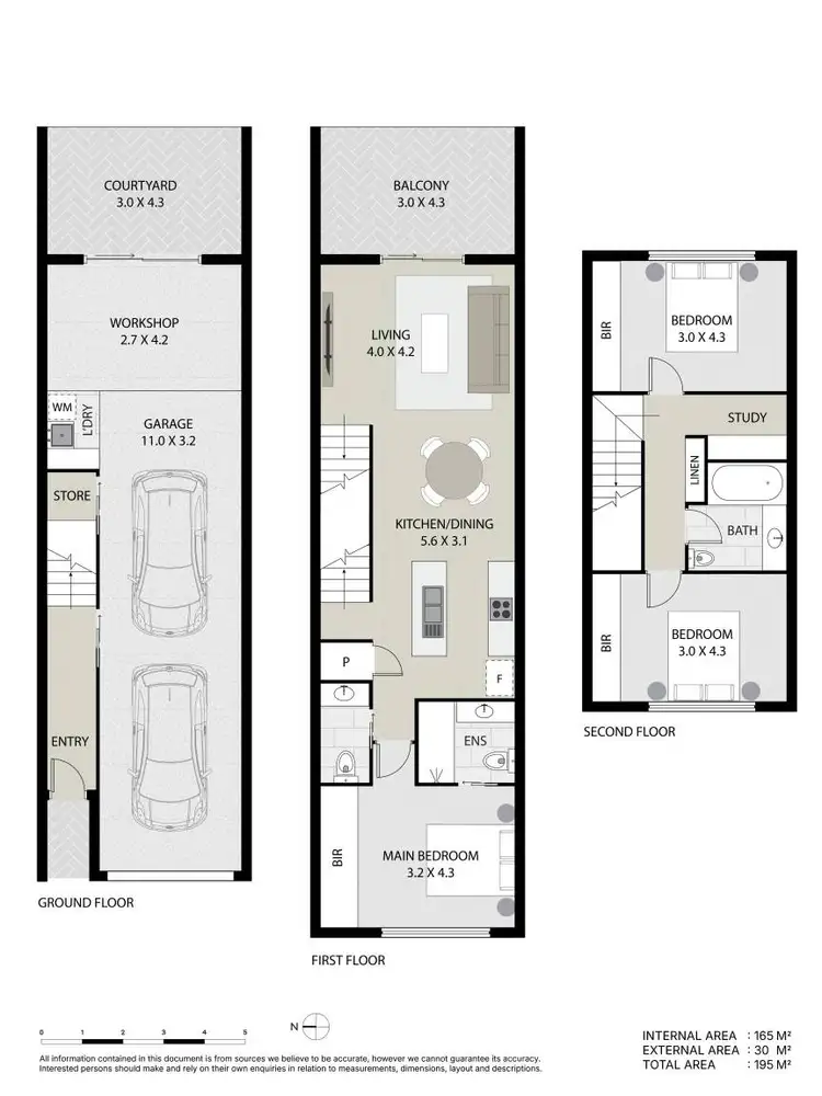 Floorplan of Homely townhouse listing, 25/4 Lewis Place, Manly West QLD 4179