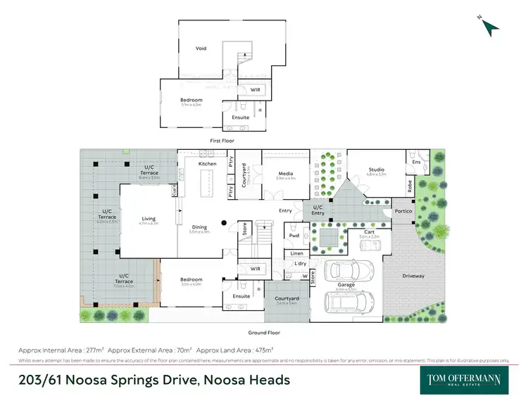 Floorplan of Homely house listing, 203/61 Noosa Springs Drive, Noosa Heads QLD 4567