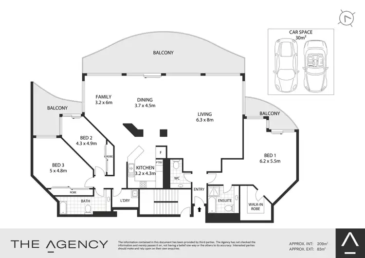 Floorplan of Homely apartment listing, 60/40 Solitary Islands Way, Sapphire Beach NSW 2450