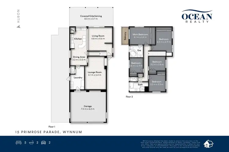 Floorplan of Homely house listing, 15 Primrose Parade, Wynnum QLD 4178