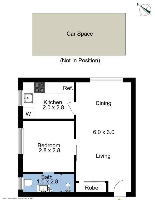 Floorplan of Homely apartment listing, 5/44 boyce Street, Glebe NSW 2037