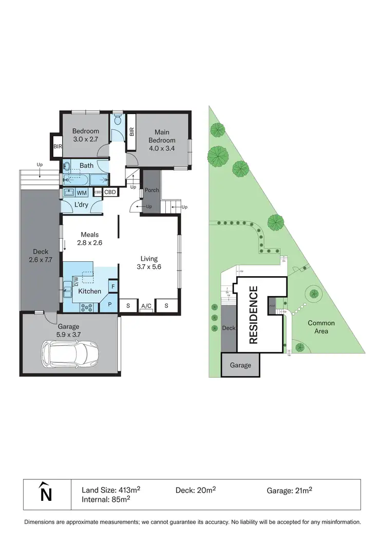 Floorplan of Homely unit listing, 3/5 Tarrangower Avenue, Mitcham VIC 3132