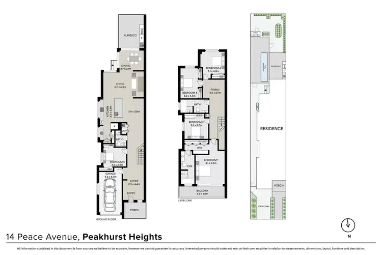 Floorplan of Homely house listing, 14 Peace Avenue, Peakhurst Heights NSW 2210