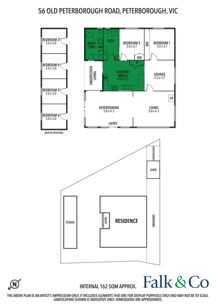 Floorplan of Homely house listing, 56 Old Peterborough Road, Peterborough VIC 3270
