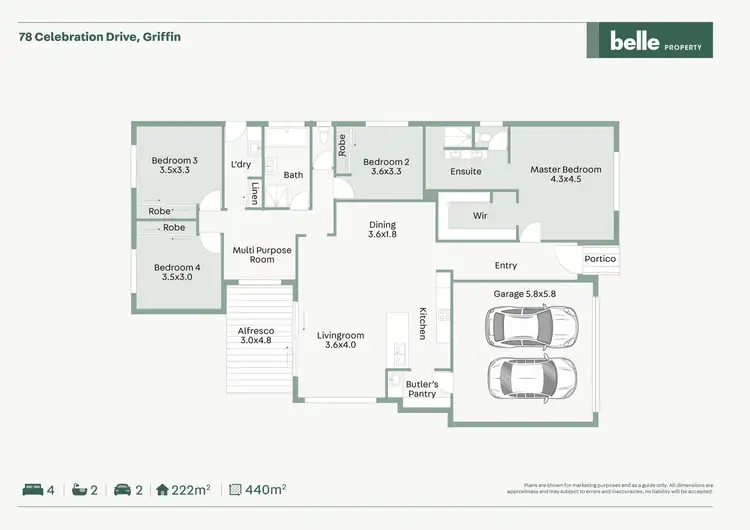 Floorplan of Homely house listing, 78 Celebration Crescent, Griffin QLD 4503