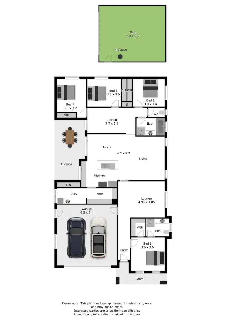 Floorplan of Homely house listing, 10 Singh Court, Wodonga VIC 3690