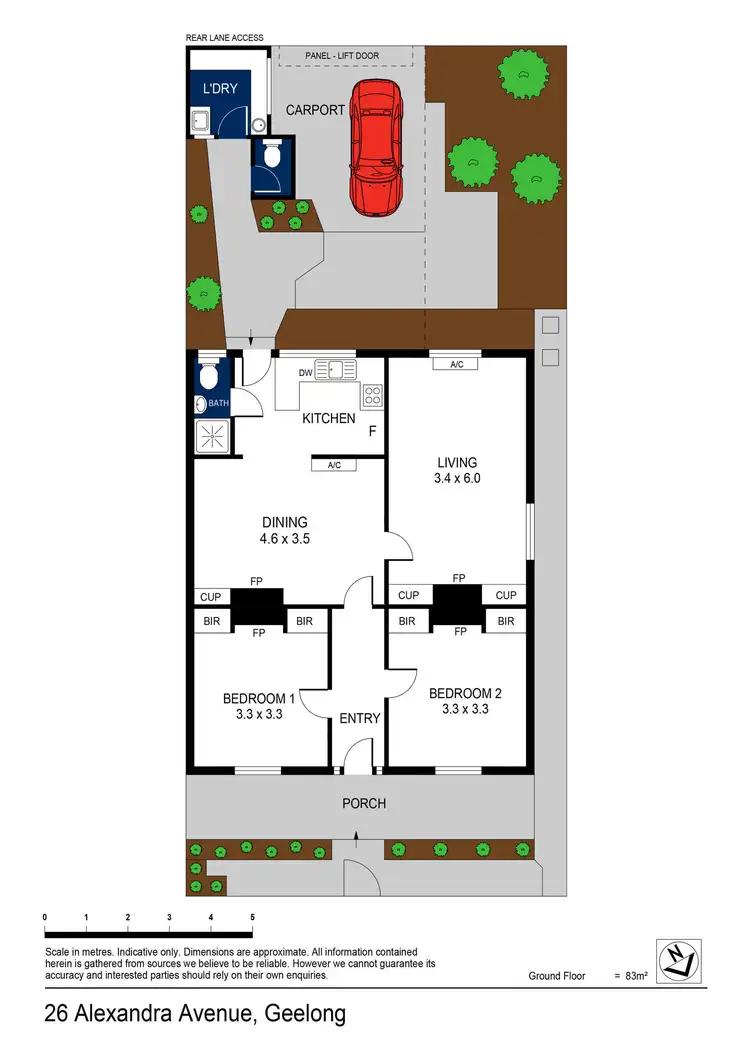 Floorplan of Homely house listing, 26 Alexandra Avenue, Geelong VIC 3220
