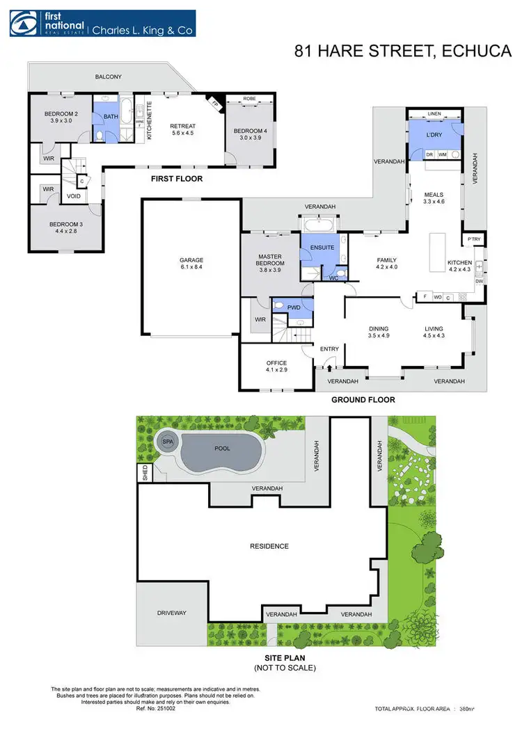 Floorplan of Homely house listing, 81 Hare Street, Echuca VIC 3564