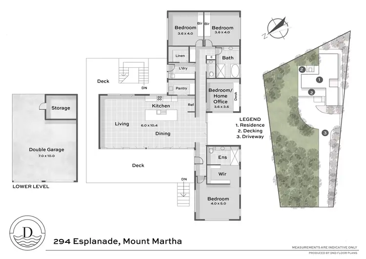 Floorplan of Homely house listing, 294 Esplanade, Mount Martha VIC 3934