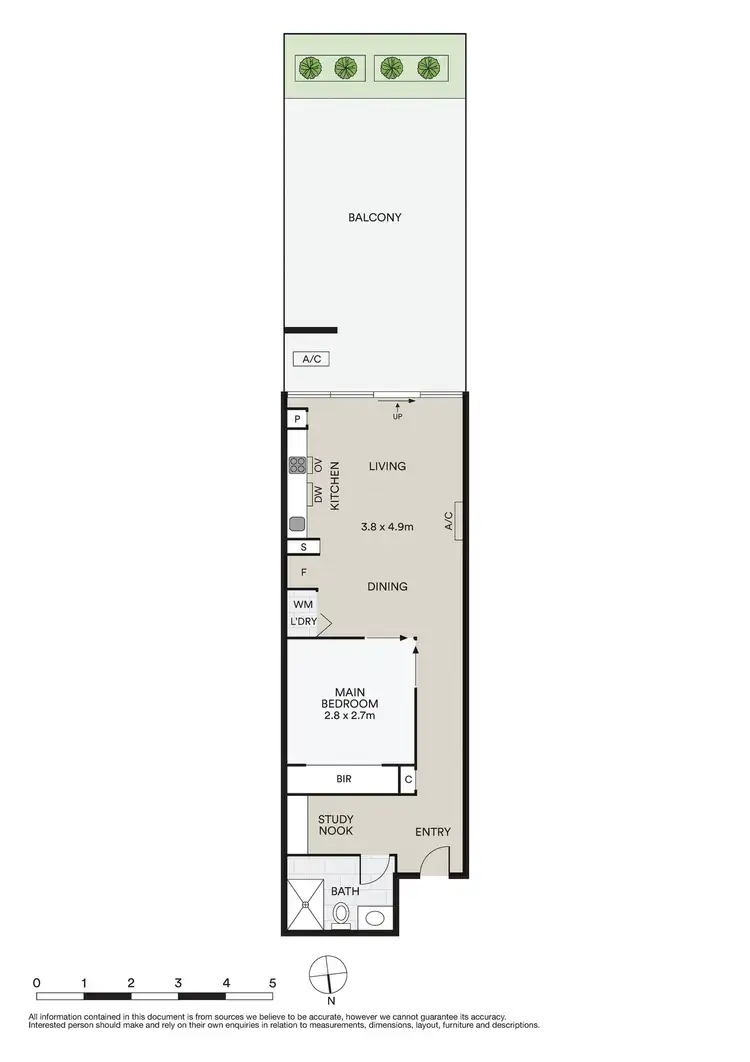 Floorplan of Homely apartment listing, 109/227 Toorak Road, South Yarra VIC 3141