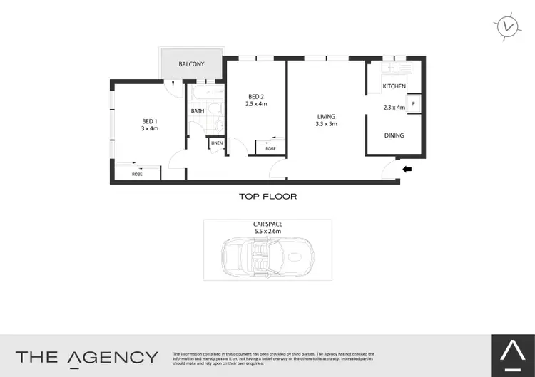 Floorplan of Homely apartment listing, 11/24 Fifth Avenue, Campsie NSW 2194