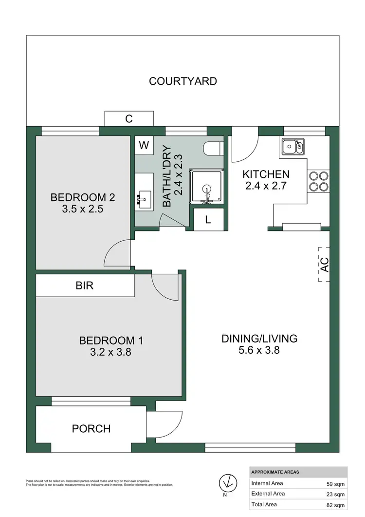 Floorplan of Homely unit listing, 3/741 Burbridge Road, West Beach SA 5024