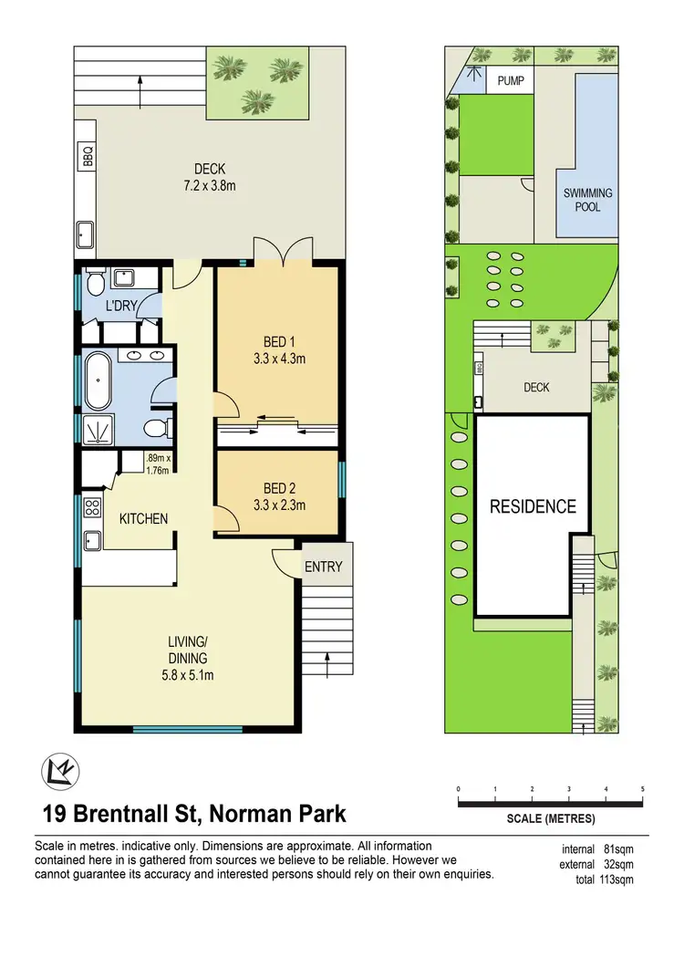 Floorplan of Homely house listing, 19 Brentnall Street, Norman Park QLD 4170