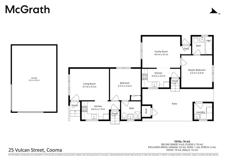 Floorplan of Homely house listing, 25 Vulcan Street, Cooma NSW 2630