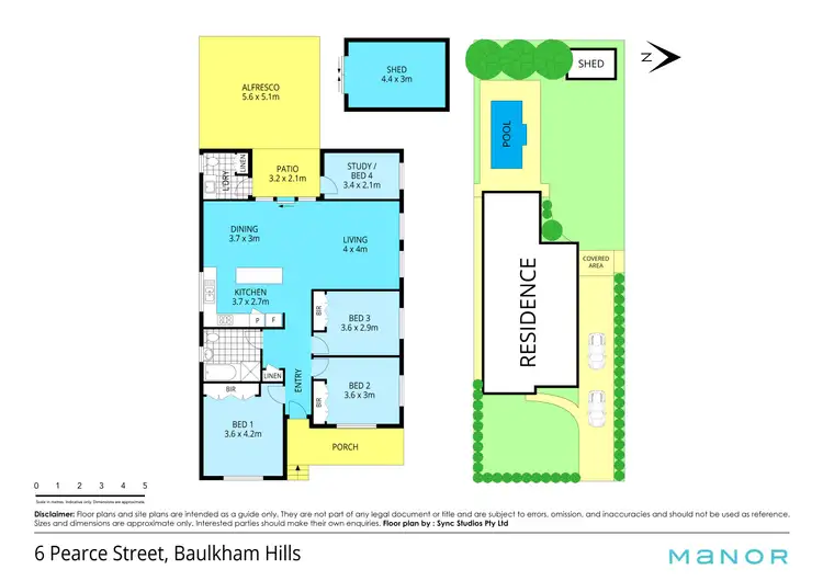 Floorplan of Homely house listing, 6 Pearce Street, Baulkham Hills NSW 2153