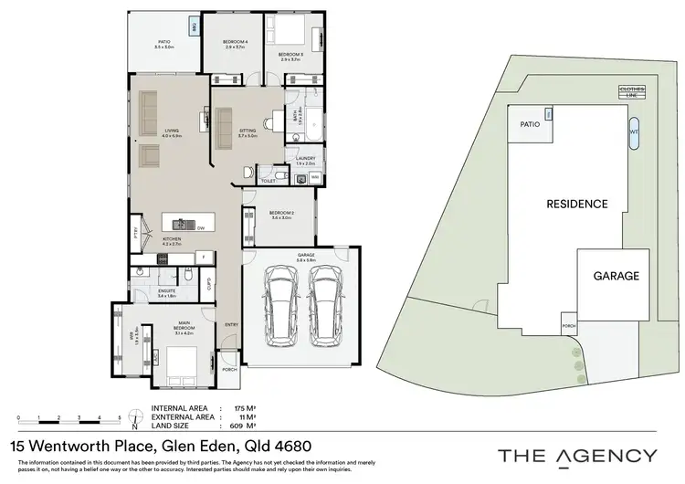 Floorplan of Homely house listing, 15 Wentworth Place, Glen Eden QLD 4680