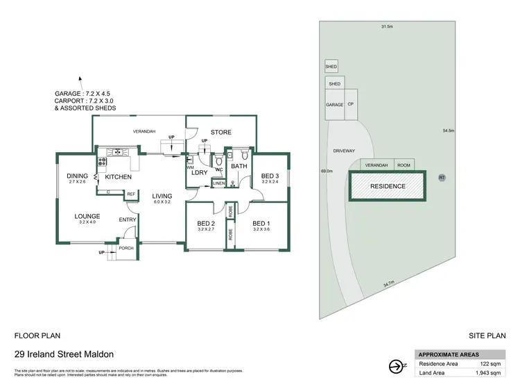 Floorplan of Homely house listing, 29 Ireland Street, Maldon VIC 3463