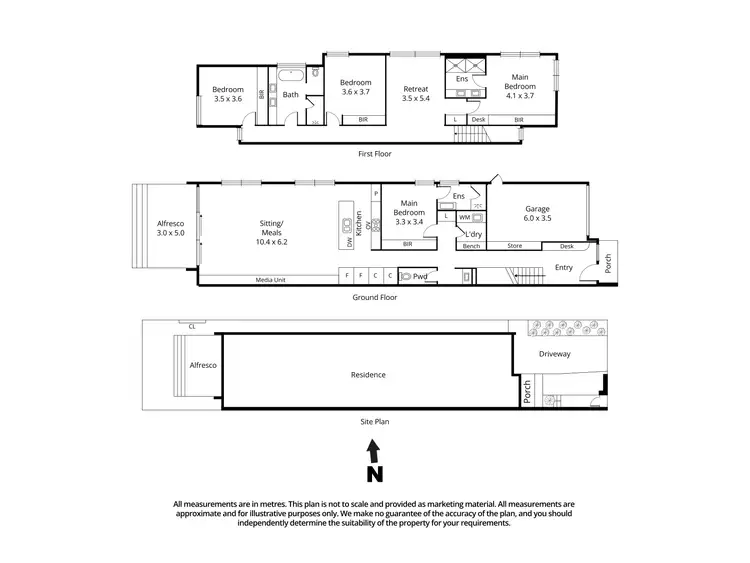 Floorplan of Homely house listing, 5B Bonview Street, Reservoir VIC 3073
