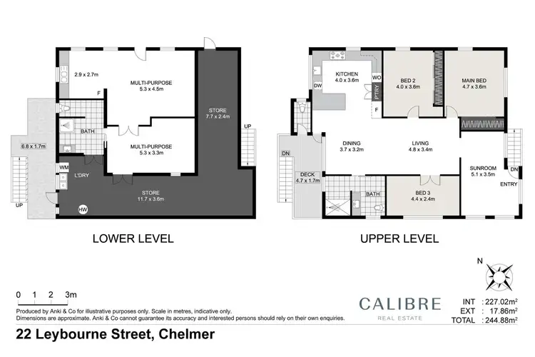 Floorplan of Homely house listing, 22 Leybourne Street, Chelmer QLD 4068