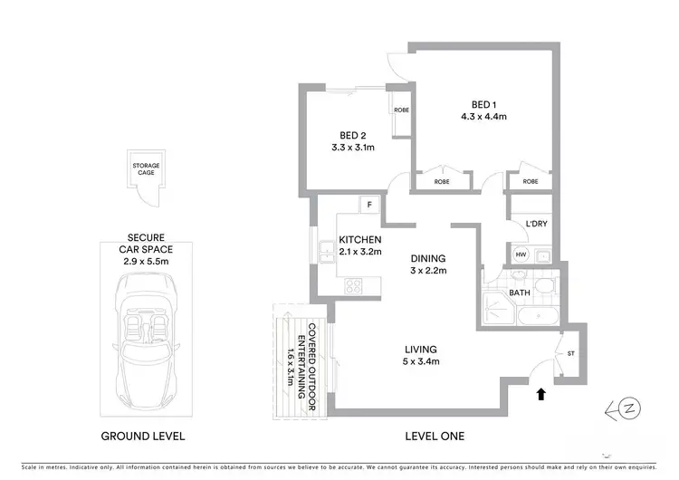 Floorplan of Homely apartment listing, 3/4 Orchard Street, Balgowlah NSW 2093