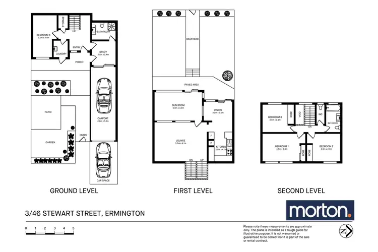 Floorplan of Homely townhouse listing, 3/46 Stewart Street, Ermington NSW 2115