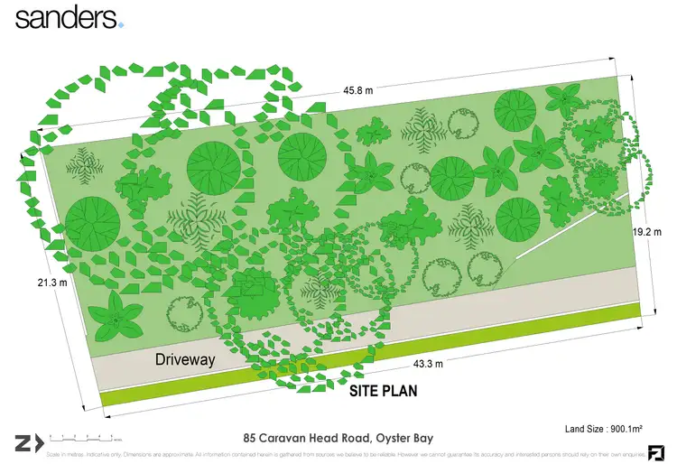 Floorplan of Homely land listing, 85 Caravan Head Road, Oyster Bay NSW 2225