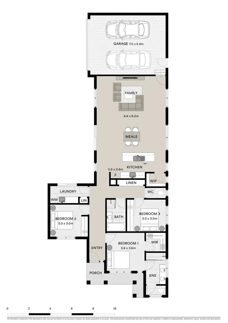 Floorplan of Homely townhouse listing, 1/261 High Street, Belmont VIC 3216