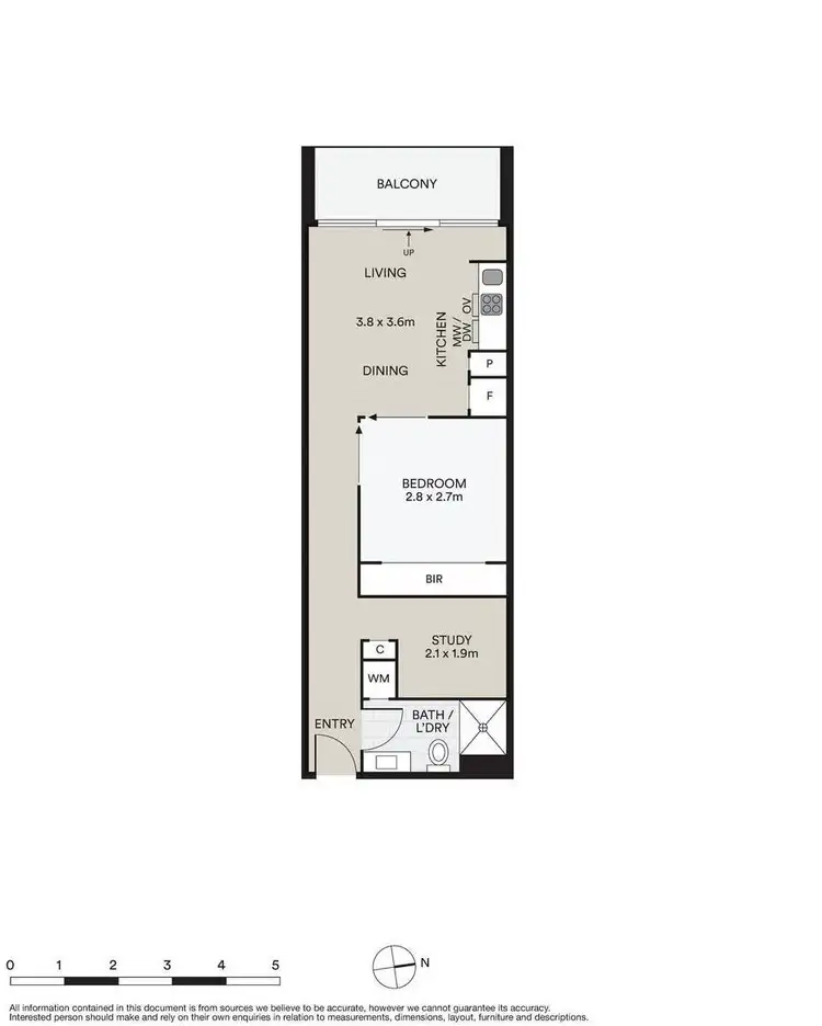 Floorplan of Homely apartment listing, 108/108 Queensberry Street, Carlton VIC 3053