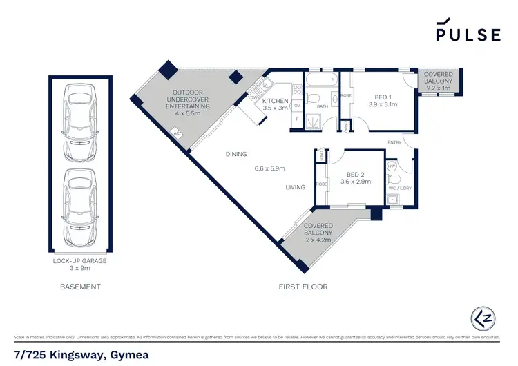 Floorplan of Homely apartment listing, 7/725 Kingsway, Gymea NSW 2227