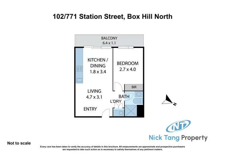 Floorplan of Homely apartment listing, 102/771 Station Street, Box Hill North VIC 3129