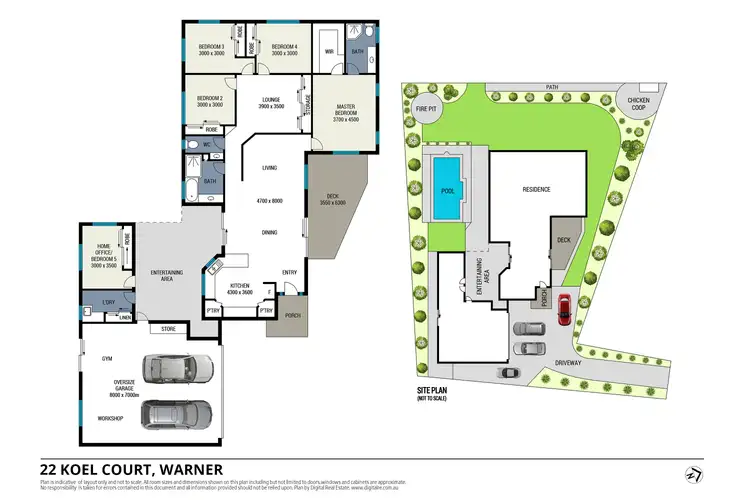 Floorplan of Homely house listing, 22 Koel Court, Warner QLD 4500