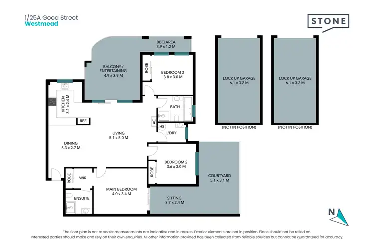 Floorplan of Homely apartment listing, 1/25A Good Street, Westmead NSW 2145
