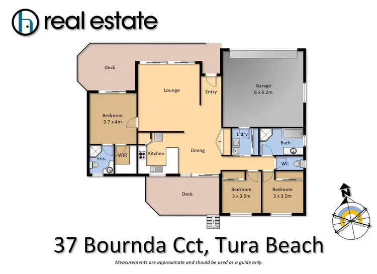 Floorplan of Homely house listing, 37 Bournda Circuit, Tura Beach NSW 2548
