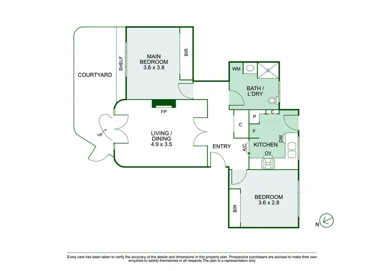 Floorplan of Homely apartment listing, 3/537 Orrong Road, Armadale VIC 3143