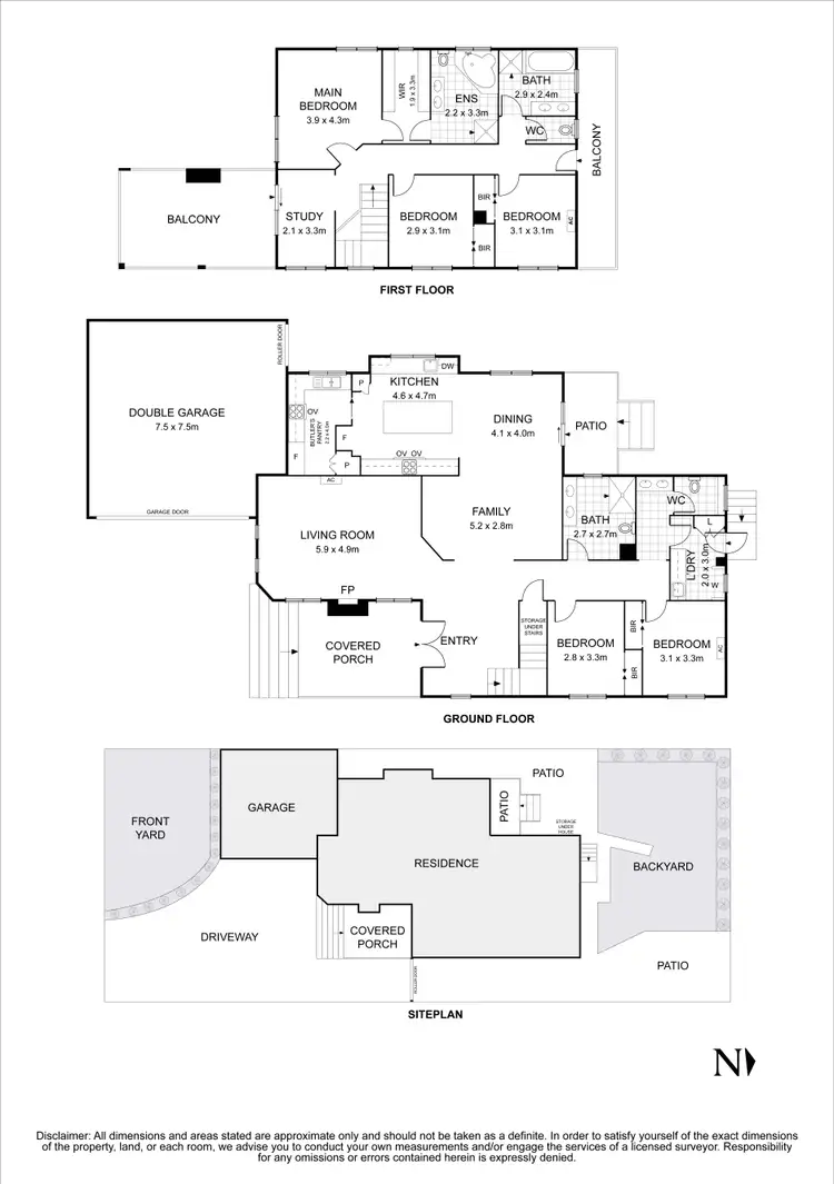 Floorplan of Homely house listing, 48 Parmelia Drive, Taylors Lakes VIC 3038