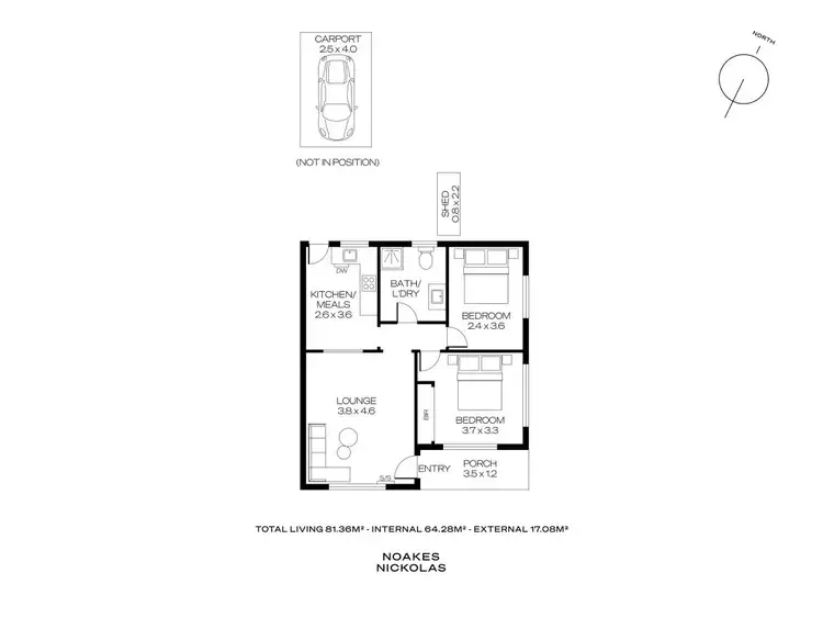 Floorplan of Homely unit listing, 3/12 Henry Street, Plympton SA 5038