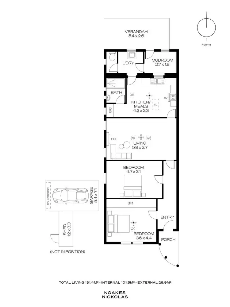 Floorplan of Homely house listing, 1 Rymill Road, Somerton Park SA 5044