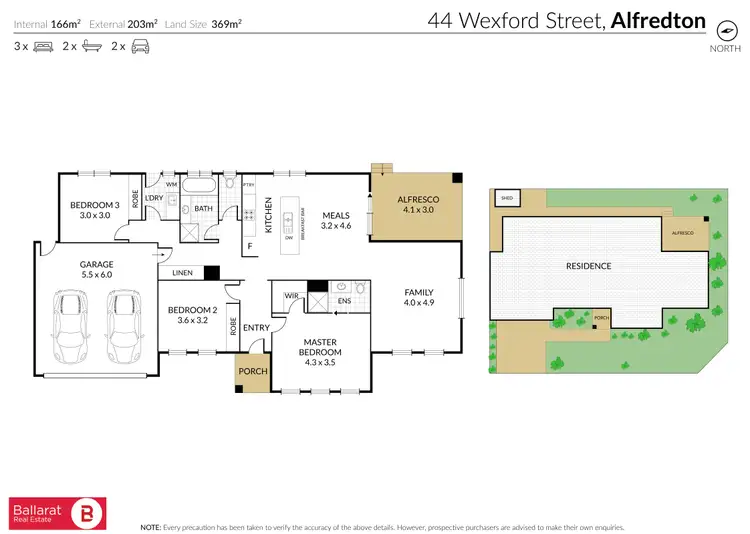 Floorplan of Homely house listing, 44 Wexford Street, Alfredton VIC 3350