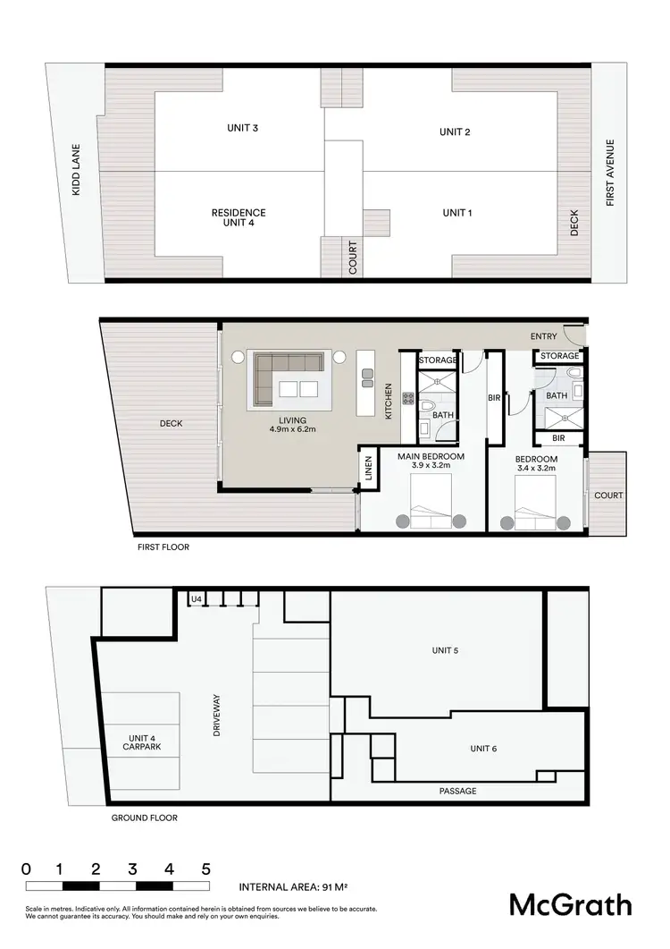 Floorplan of Homely apartment listing, 4/13 First Avenue, Sawtell NSW 2452