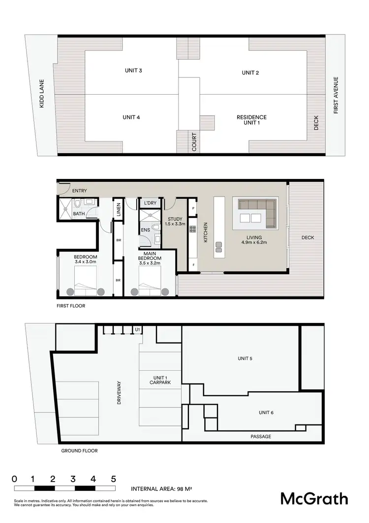 Floorplan of Homely apartment listing, 1/13 First Avenue, Sawtell NSW 2452
