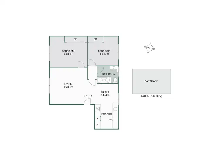 Floorplan of Homely apartment listing, 14/211 Hotham Street, Ripponlea VIC 3185