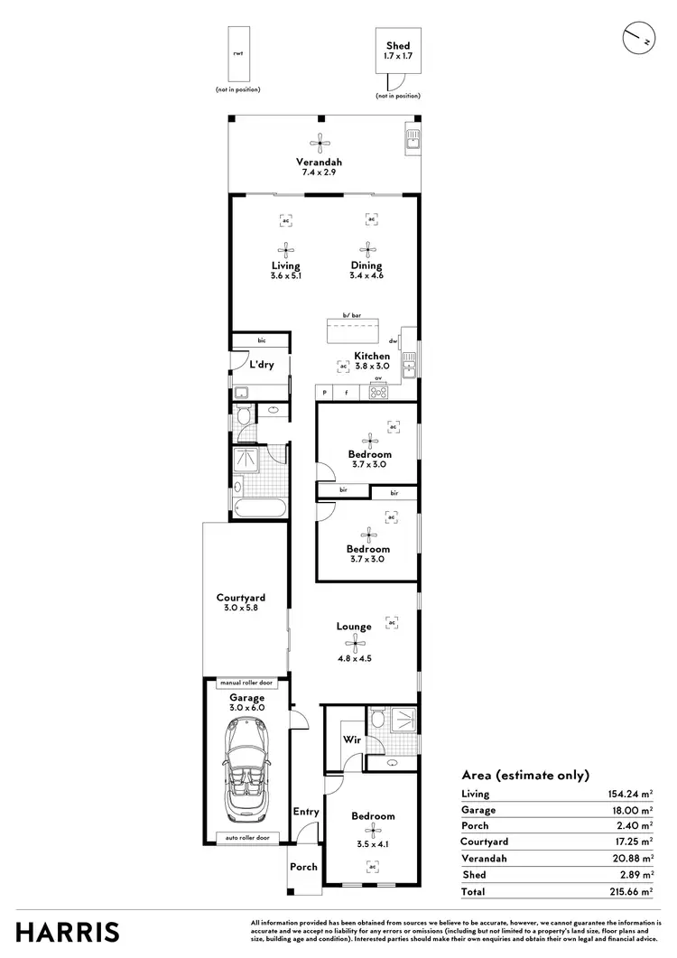Floorplan of Homely house listing, 4A Phillips Street, Henley Beach South SA 5022