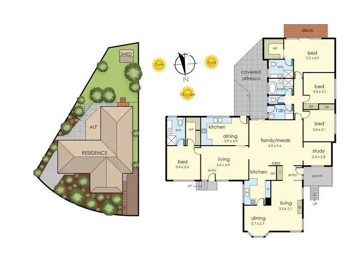 Floorplan of Homely house listing, 18 Mount Erin Crescent, Frankston South VIC 3199