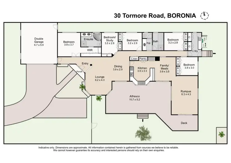 Floorplan of Homely house listing, 30 Tormore Road, Boronia VIC 3155
