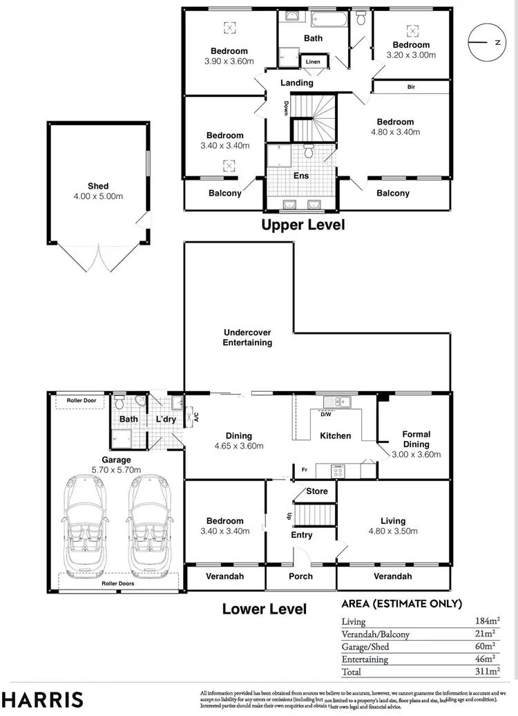 Floorplan of Homely house listing, 53 Rapid Drive, Mccracken SA 5211