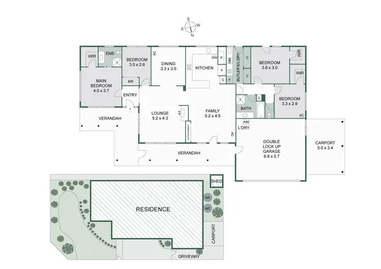 Floorplan of Homely house listing, 17 Blackburn Drive, Cheltenham VIC 3192